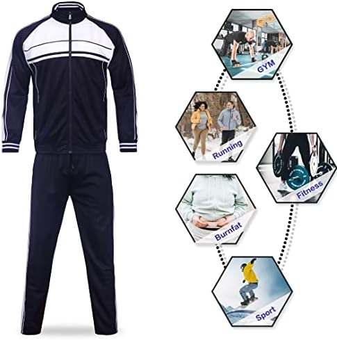 Megub mens tracksuit 2 komada casual outfit znoj jogger odijelo sets veliki visoki muškarci sportska odjeća