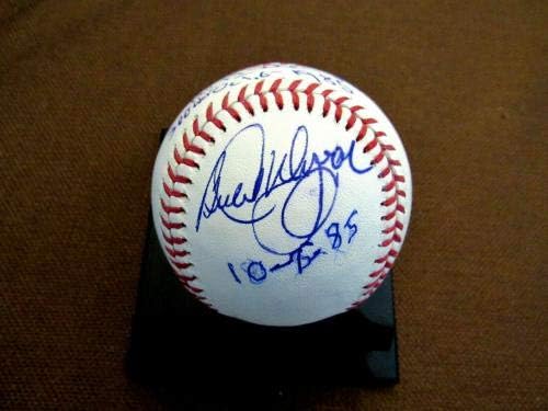 Phil Niekro Butch Wynegar 300 Win Yankees Pitcher Catcher potpisao bejzbol JSA - Autografirani bejzbol