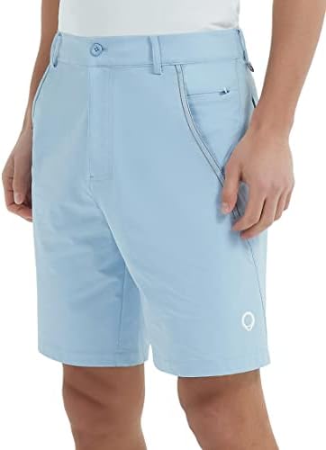 Lesmart muški golf kratke kratke hlače Lagane ljetne bermude rastezanja opuštenih fit kratkih hlača s džepovima