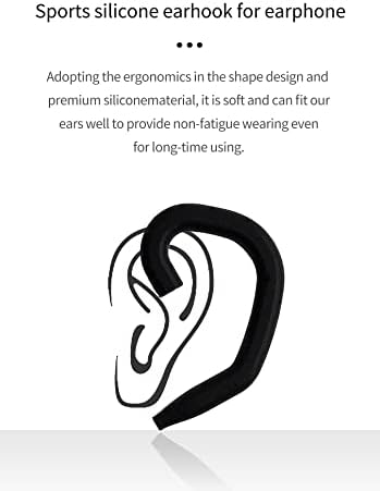 5 pari kinboofi Karde Sportski silikonski uši za žičane slušalice prekomjerno uho u monitoru uha, ublažite dugoročnu upotrebu slušalica