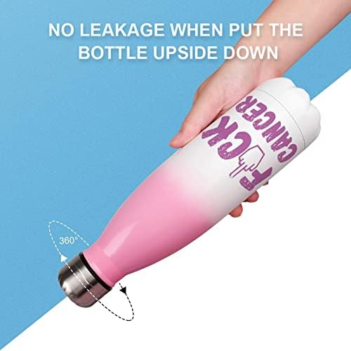 Jebi rak Srednji prst 17oz Sportska boca vode od nehrđajućeg čelika Vakuum izolirani oblik Cola Reality Sports Flask