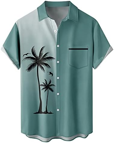Hicolliee luda havajska košulja za muškarce istegnute golf majice za muškarce svakodnevno nose multi veličine majice haljina ljetna