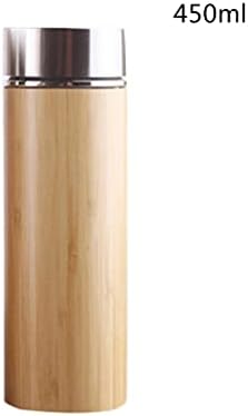 N/a prirodni bambusov termos šalica bočice od nehrđajućeg čelika vakuumske tikvice termoze za čaj od 12 sati