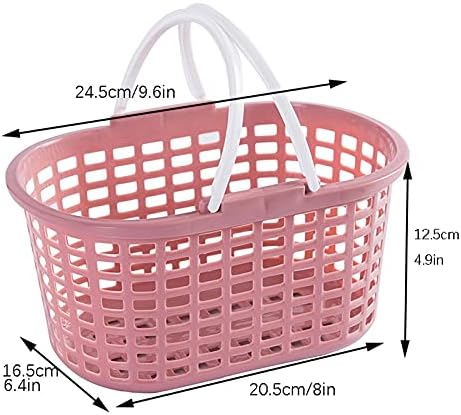 Košarica za pohranu be plastični organizator košara za pohranu s ručkama i rupama 3 pakiranja košara za rublje organizator tuša Kuhinjski