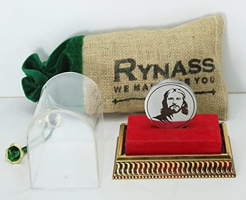 Rynass dvokretana Isusova slika ss kovanica s prekrasnom kutijom i vrećicom od jute