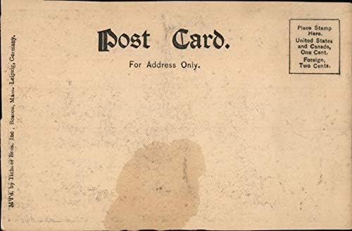 Brodvejski prikaz 4. nat. Banka i Pošta Chelsea, Ma, Ma originalna Vintage razglednica