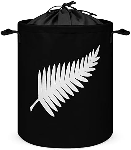 Novozelandska maorska paprat velika košara za rublje Na vezanje vodootporna košara za rublje sklopiva košara za pohranu igračaka organizator