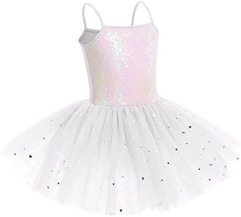ODASDO Tutu Leotard za djevojke plesne baletne kostime mališana djeca camisole baletna haljina balerina oblači se 3-10 godina