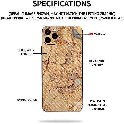 Moćna koža od karbonskih vlakana za Samsung Galaxy Fold | Zaštitni, izdržljivi teksturirani završetak ugljičnih vlakana | Jednostavan