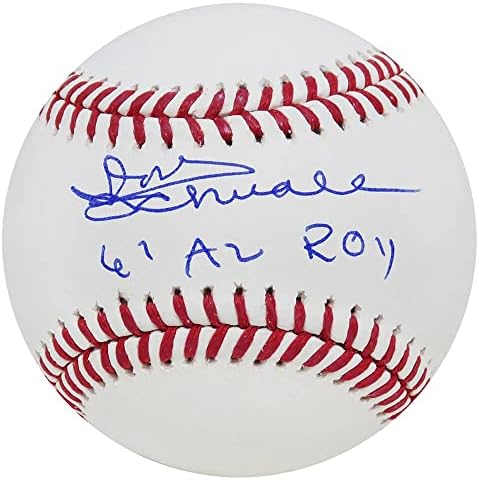 Don Schwall potpisao Rawlings Službeni MLB bejzbol w/61 al Roy - Autografirani bejzbol