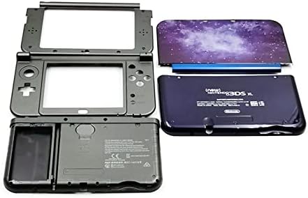 Novi 3DS XL Galaxy Shell Housing Slučaj 5 PCS Zamjena set, za Nintendo New3ds XL LL New3dsxl Handheld Game Console, Outer Cosing gornji/donja