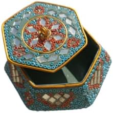 Jain izvozi dizajnerske ogledalo i perle su obložene tirkiznim lackim kutijama