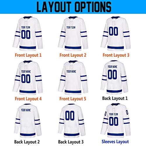 Narančasti hokejaški dres po mjeri za muškarce, žene i mladež od 8 do 8 inča s autentičnim vezenim imenom i brojevima - izradite vlastiti