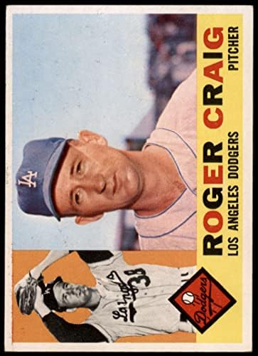 1960. Topps 62 Roger Craig Los Angeles Dodgers Ex/Mt Dodgers