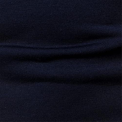 XZHDD muških polo majica s dugim rukavima casual tanki fit basic dizajniran kontrastna boja uboda prugaste pamučne košulje za vježbanje