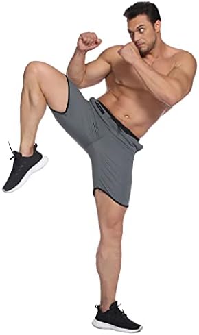 Pinpark 2 paket trening kratke hlače muškarci teretana trče atletskim kratkim hlačama brzo se suho za sport