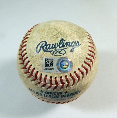 2019 Arizona Diamondbacks Pitt Pirates Game Rabljeni bejzbol Wilmer Flores Single - Igra korištena bejzbols