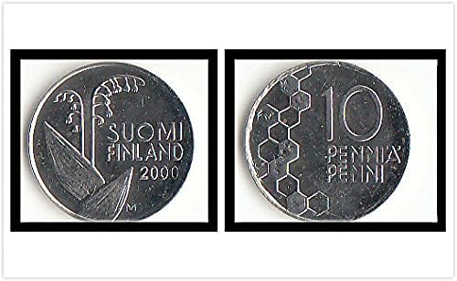 Europska nova Finska 10 Finni Coin 2000 Edition Spomen Coin Memorial