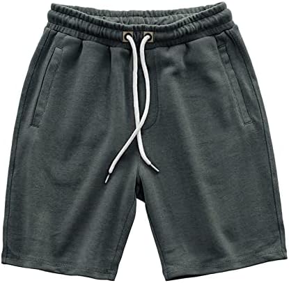 Hddk muški sportski dres kratke hlače elastični struk crtanje znoja kratke hlače ravna noga labave atletske casual kratke kratke hlače