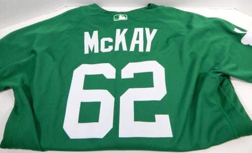 2020. Detroit Tigers David McKay 62 Igra izdana Green Jersey St Patricks 48 904 - Igra se koristio MLB dresovi