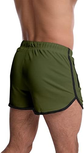 Oebld teretane kratke hlače za muškarce 3 inčne kratke kratke kratke hlače s džepovima s patentnim zatvaračem