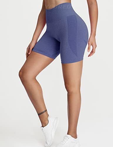 Yeoreo bešavne kratke hlače s visokim strukom za žene Smile Contour Biker Shorts Shorts Gym Yoga Workout