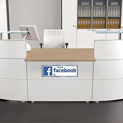 Pratite nas na naljepnici na Facebooku Instagram - 9 x 3 veliki mat završnica laminiranog znaka vinil naljepnice za zidni laptop prodavaonice