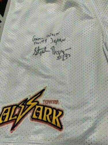 Igra Stephen Thompson Worn potpisana košarkaška kratkih hlača iz Japana Syracuse Orange - Autographd Basketball