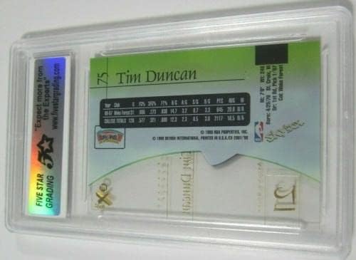 1997. Skybox E -X200175 Tim Duncan San Antonio Spurs Rookie Card Gem Mint 10 - Košarkaške ploče rookie kartice