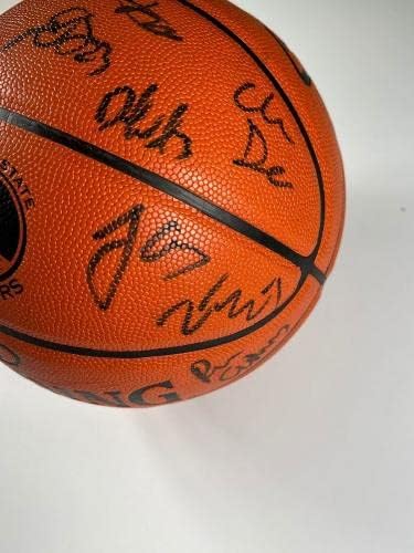 -17 Golden State Warriors tim potpisao je košarkaški PSA/DNA Warriors Autographe - Autographd Basketball